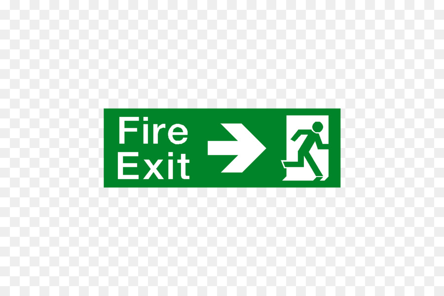 Exit sign Emergency exit Notausgang Sicherheit Gebäude - Feuer Pfeil