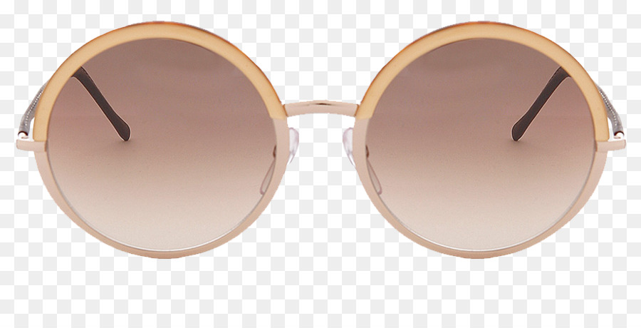 Sonnenbrille Brille Eyewear Polarized light - Kreis Metall