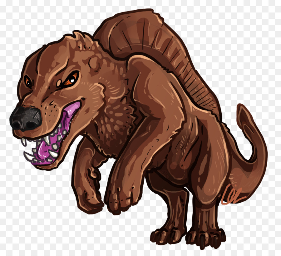 Hund Dinosaurier Spinosaurus Zeichnung Fan-Kunst - Hund