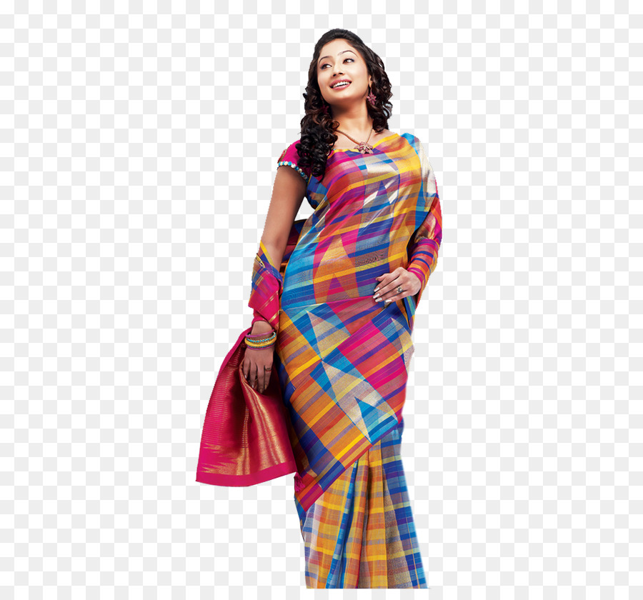 Spalla Sari Tartan - il sari indiano