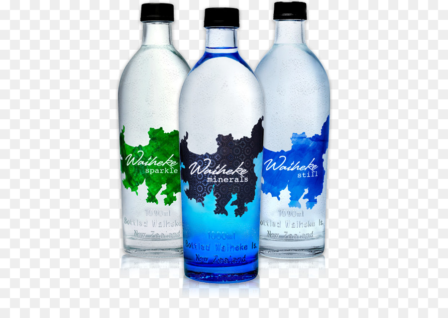 Glas Flasche Waiheke Island Wasser mit Kohlensäure Mineralwasser Mineralwasser - Wasser mineral