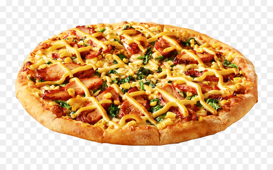 Pizza in stile californiano Pizza siciliana Cucina vegetariana Hamburger - Sorriso della pizza