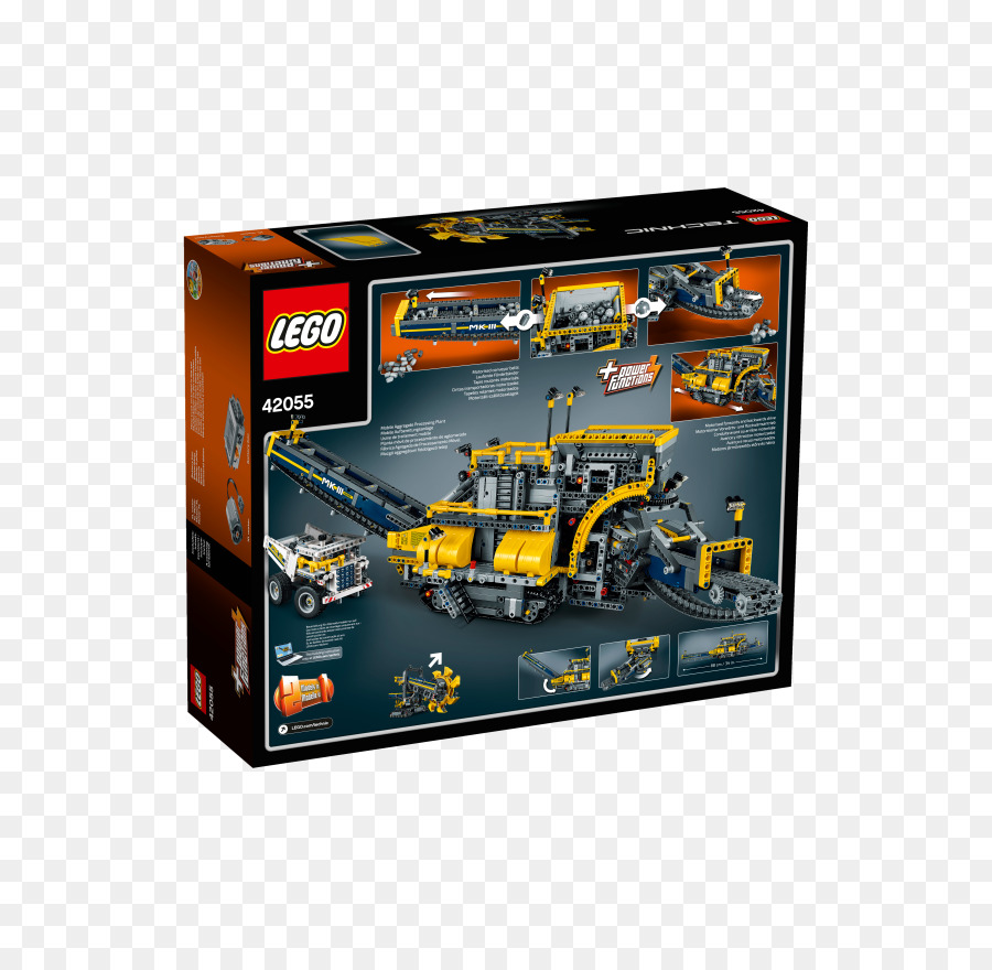 Lego Technic Benna escavatore gommato Giocattolo LEGO 42055 Technic Benna Escavatrice a Ruota - giocattolo