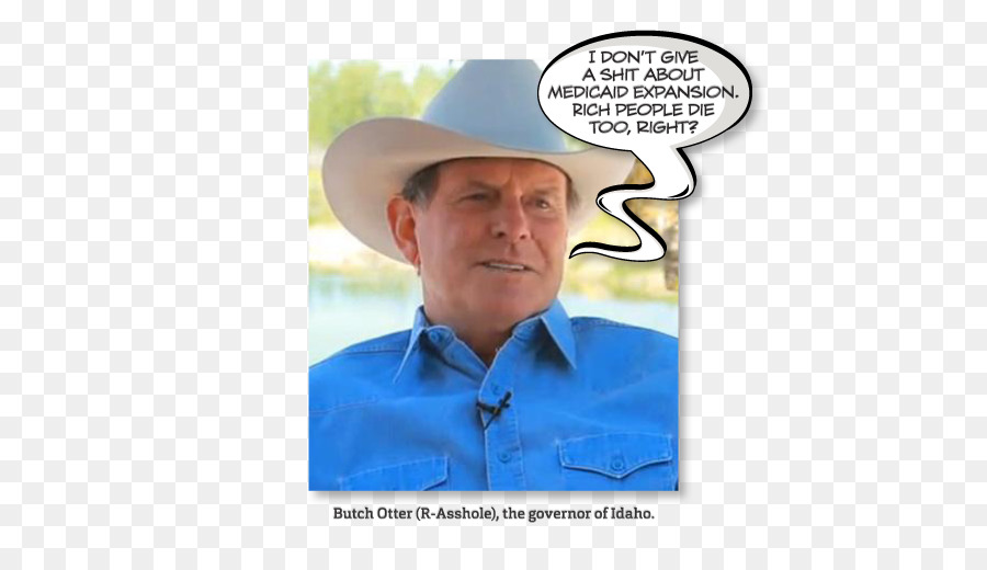 Butch Otter Governatore dell'Idaho cappello da Cowboy Partito Repubblicano - altri