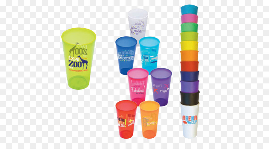 Cup Kunststoff-Trinkhalm Marke - Tasse drucken
