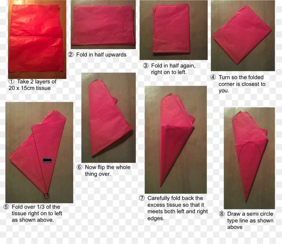 Origami Papier - Erbsenblume