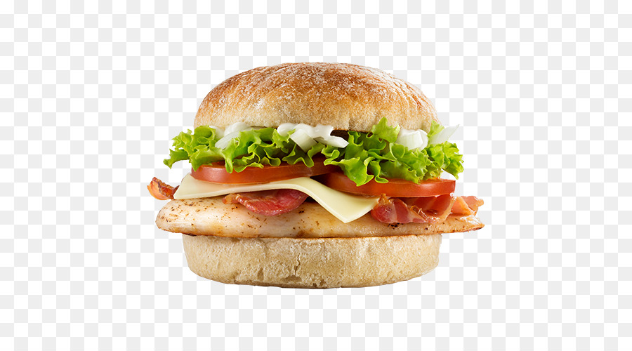 Hamburger-Cheeseburger-Hühnersandwich Speck-Schnellimbiß - Speck