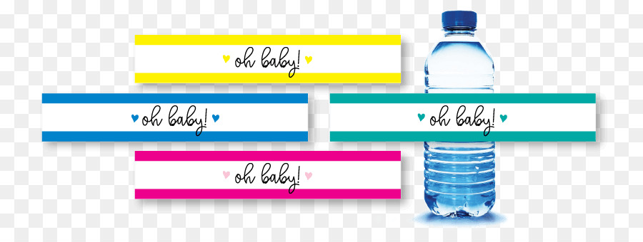 Bottiglie di acqua di Etichetta Baby shower Bottiglie di Acqua - etichette per bottiglie d'acqua