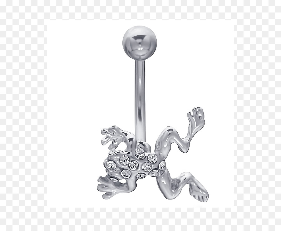 Bauchnabel-piercing Körper-Schmuck-Silber - Silber