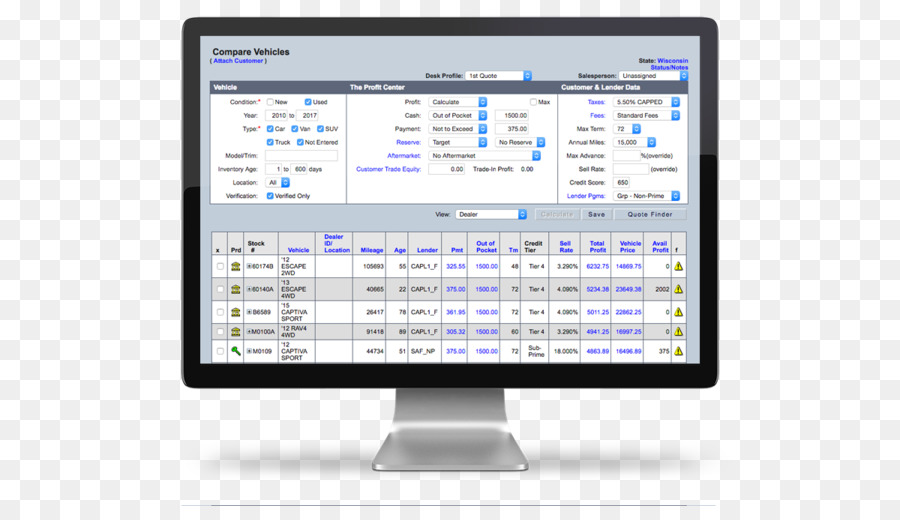 Computer Monitore Organisation Computer Monitor Zubehör Schriftart - Sales Tracking