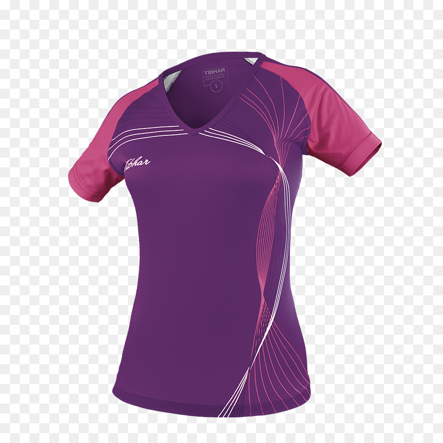 T-shirt Ping-Pong-Tennis-Sport-Jersey - Pink Lady