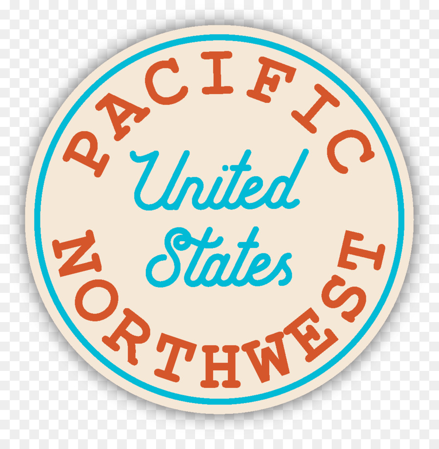 Pacifico Nord-Occidentale Della Decalcomania Logo Nord Ovest Degli Stati Uniti Adesivo - Pacifico Nord Occidentale