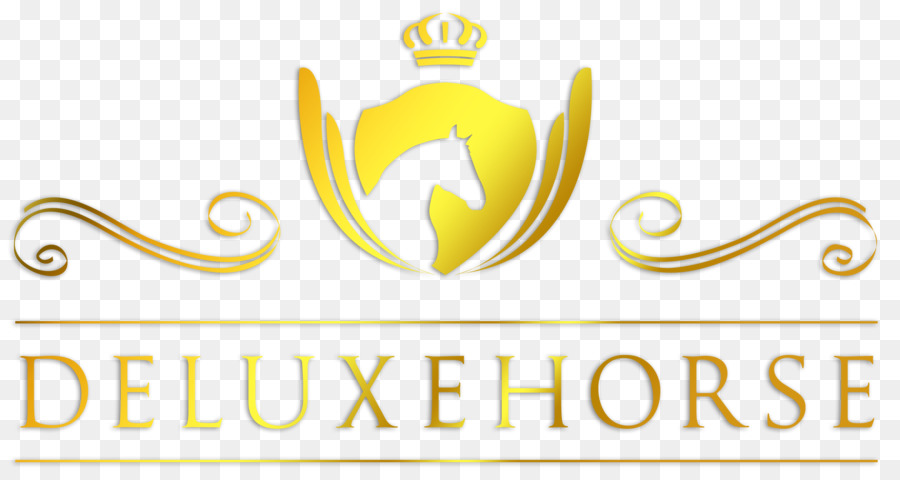 Deluxehorse GbR Das Kaufhaus Brand Logo Facebook - gold Pferd