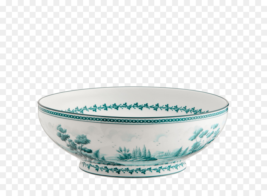 Blaue und weiße Keramik-Keramik-Schüssel Porzellan Geschirr - Salat Schüssel