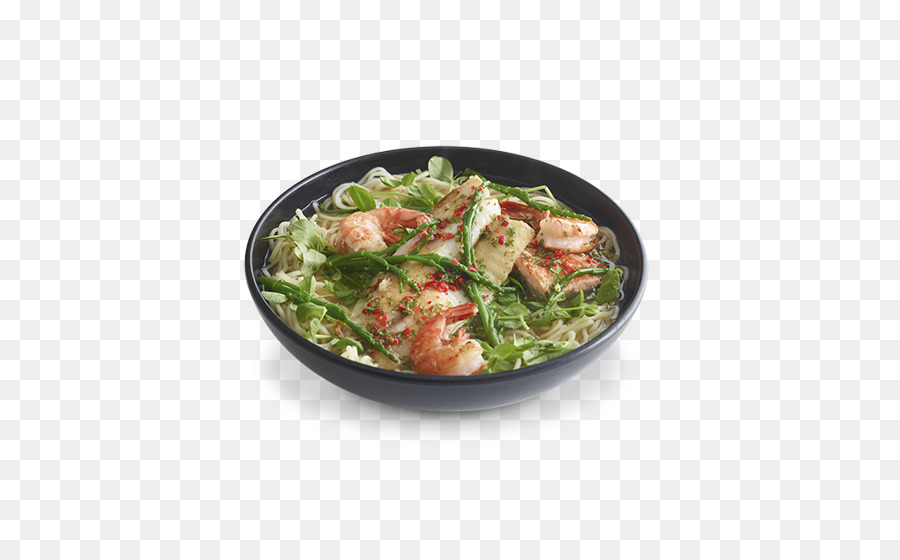 Đồ ăn chay Salad món Á Tấm Đĩa - hải sản mì