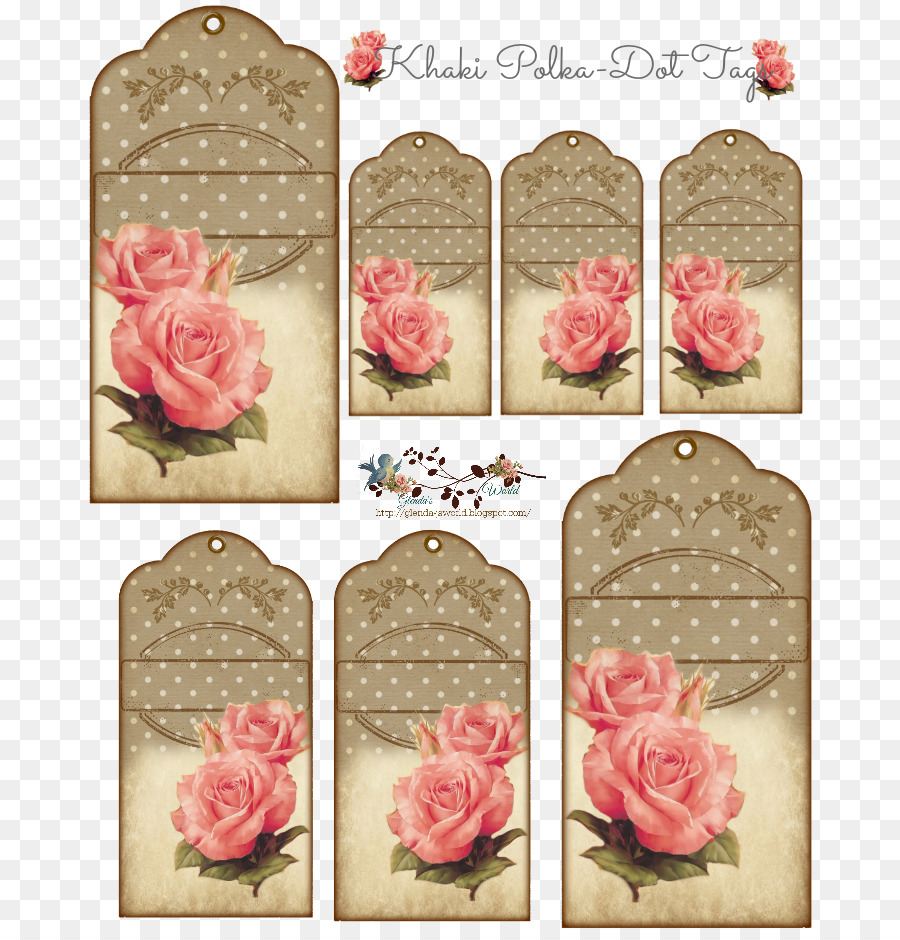 Le rose da giardino Decalcomania Rosa Floreale - banner rosa
