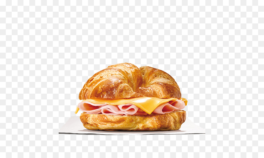 Hamburger Fast-food-Frühstück Croissant - Frühstück