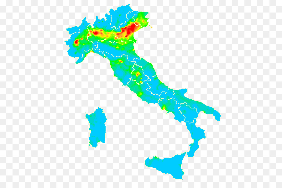 Regioni di Italia mappa della Città Cartografia - mappa