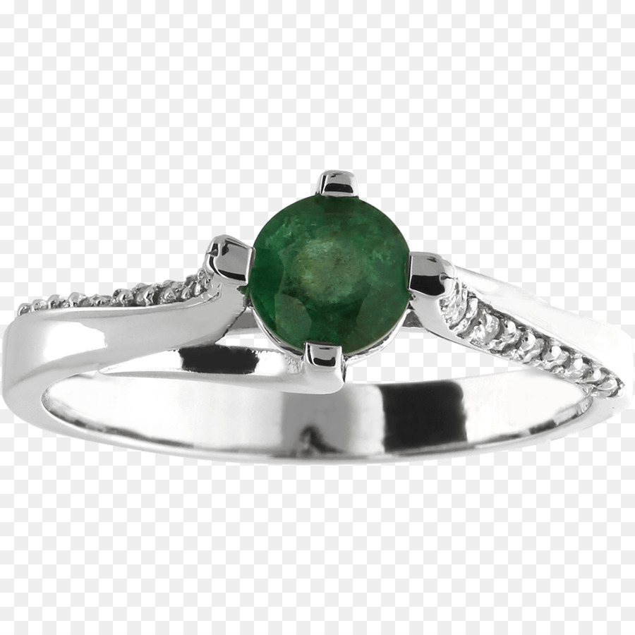 Smaragd-Brillant-Ohrring-Schmuck - Smaragd