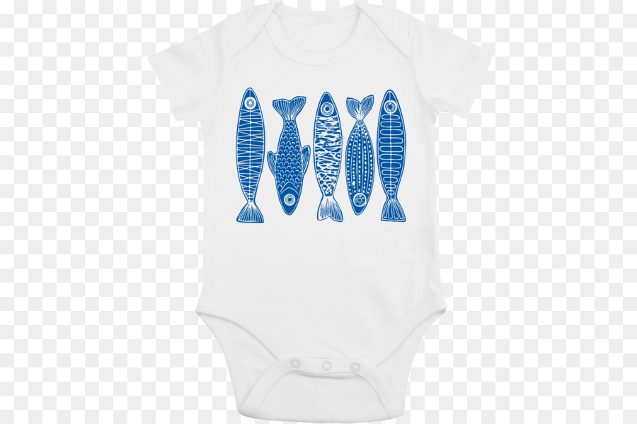 Baby & Kleinkind One Stücke T shirt Ärmel Bluza Bodysuit - baby Fisch
