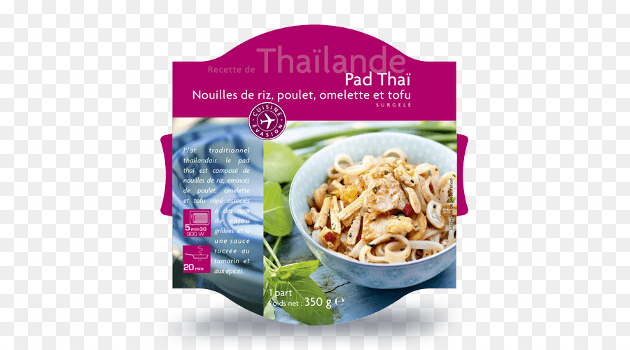 Cucina vegetariana Cucina tailandese Pad thai Dish Picard Alimenti surgelati - Pad thai