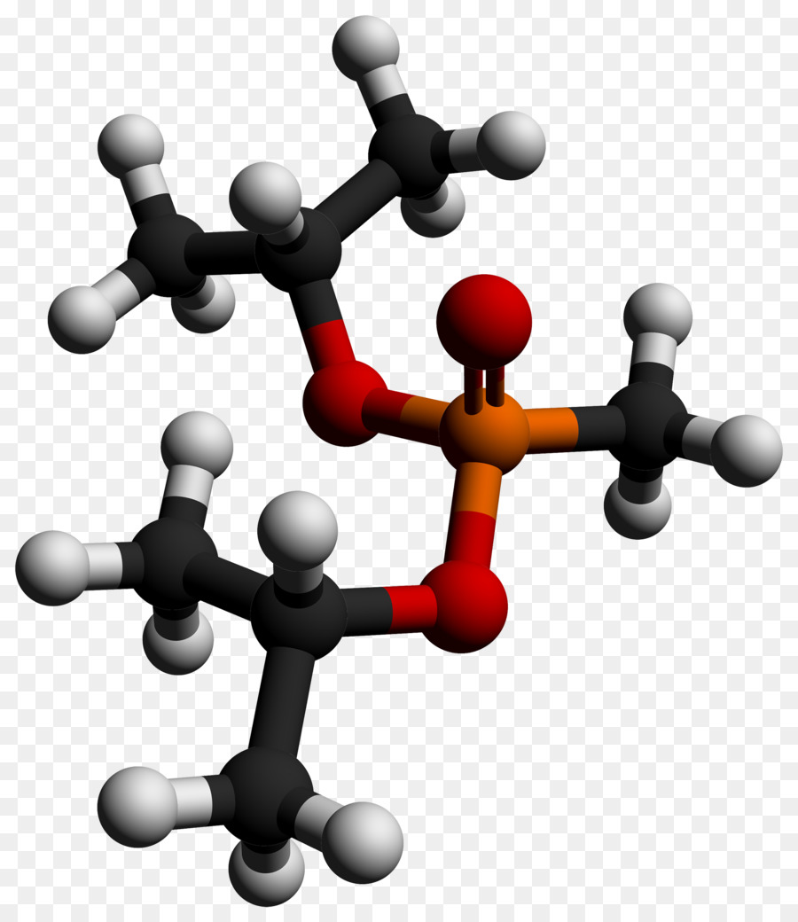 Diisopropyl) methylmethylphosphonat DIMP Public Relations - 3d Kugeln