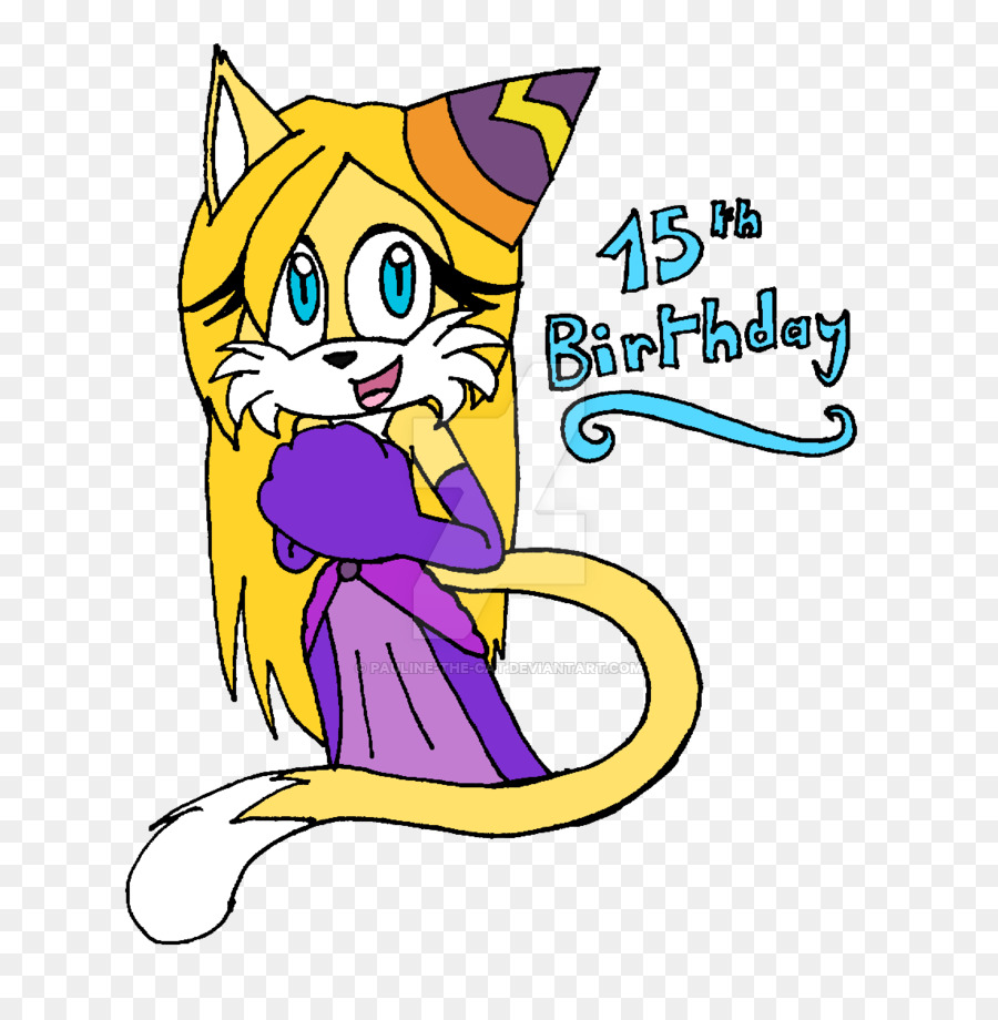 Die schnurrhaare der Katze Cartoon clipart - 15th Geburtstag