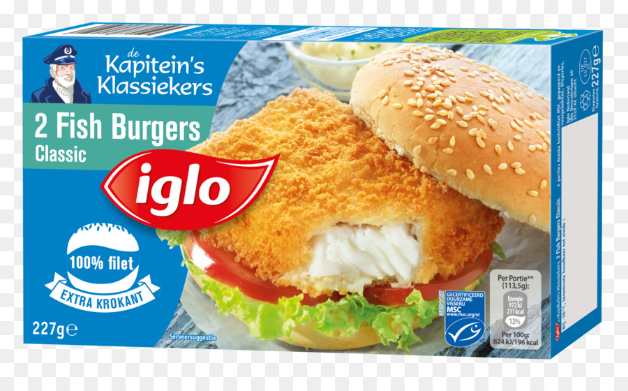 Frühstück-sandwich Fisch-finger-Iglo Fast-food-Regler - Fisch