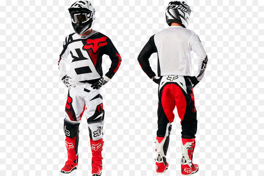 Jersey Fox Racing Pantaloni Motocross Bianco - motocross