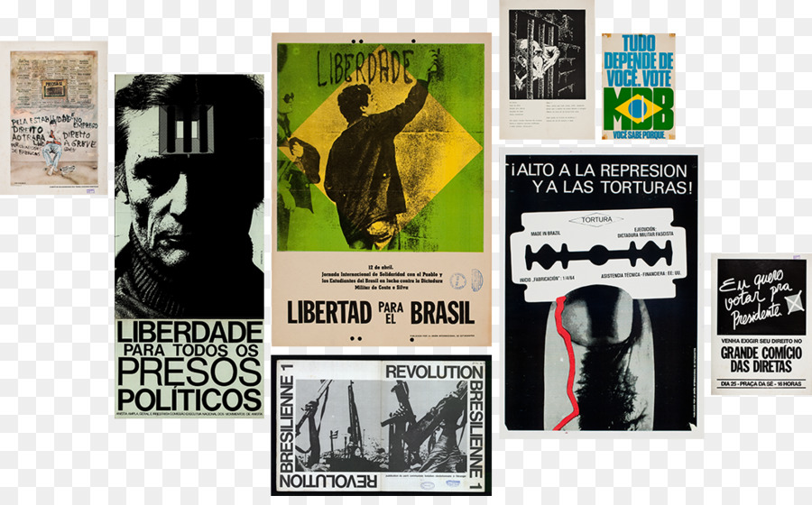 Rio de Janeiro Poster dal Centro Cultural Banco do brasil Brasiliano governo militare Esposizione 