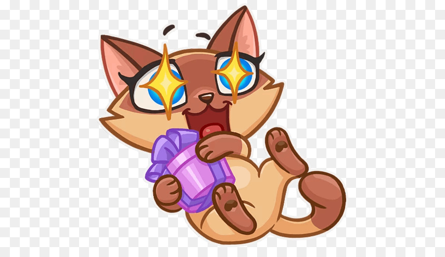 Siamesische Katze-Telegramm Aufkleber Emoji-clipart - andere