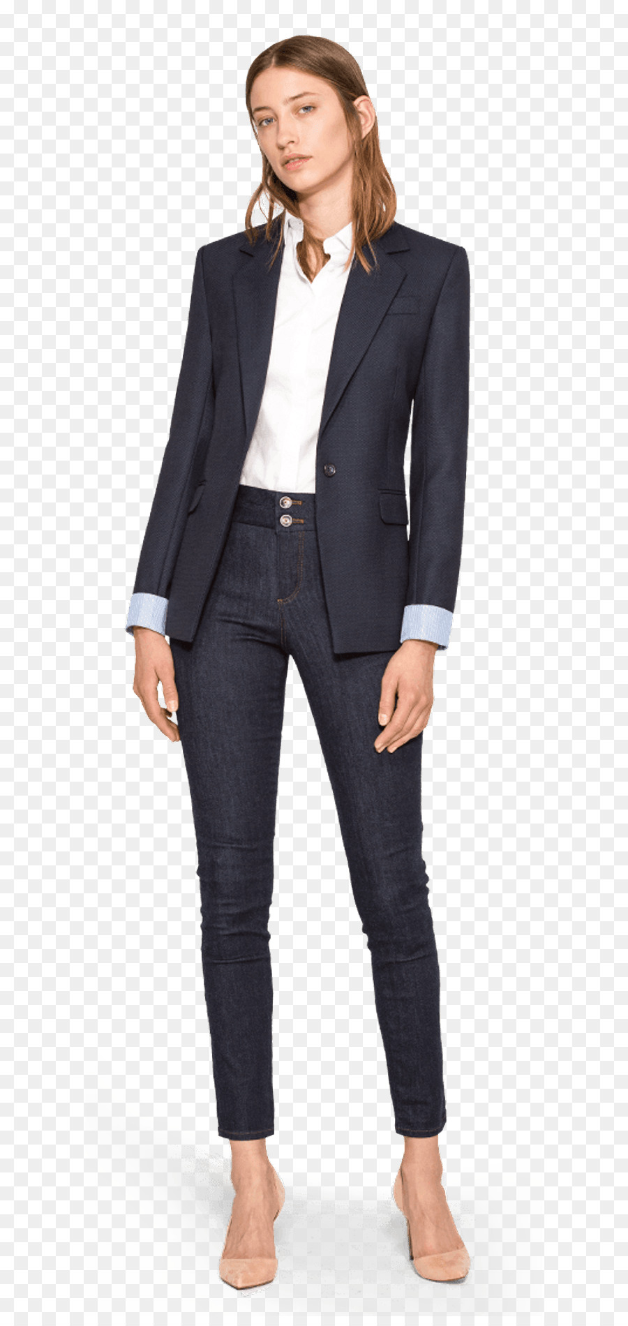 Blazer Suit Camicia Giacca In Lana - piegato