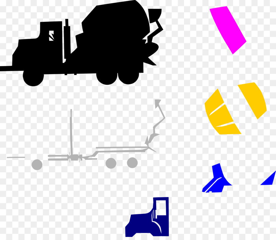 Marchio logo - cemento camion