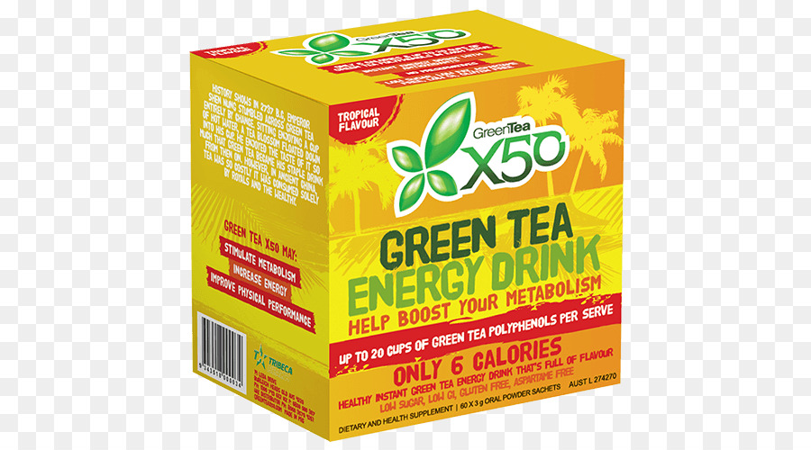 Il tè verde Frullato di Energy drink dal Sapore - verde tropicale