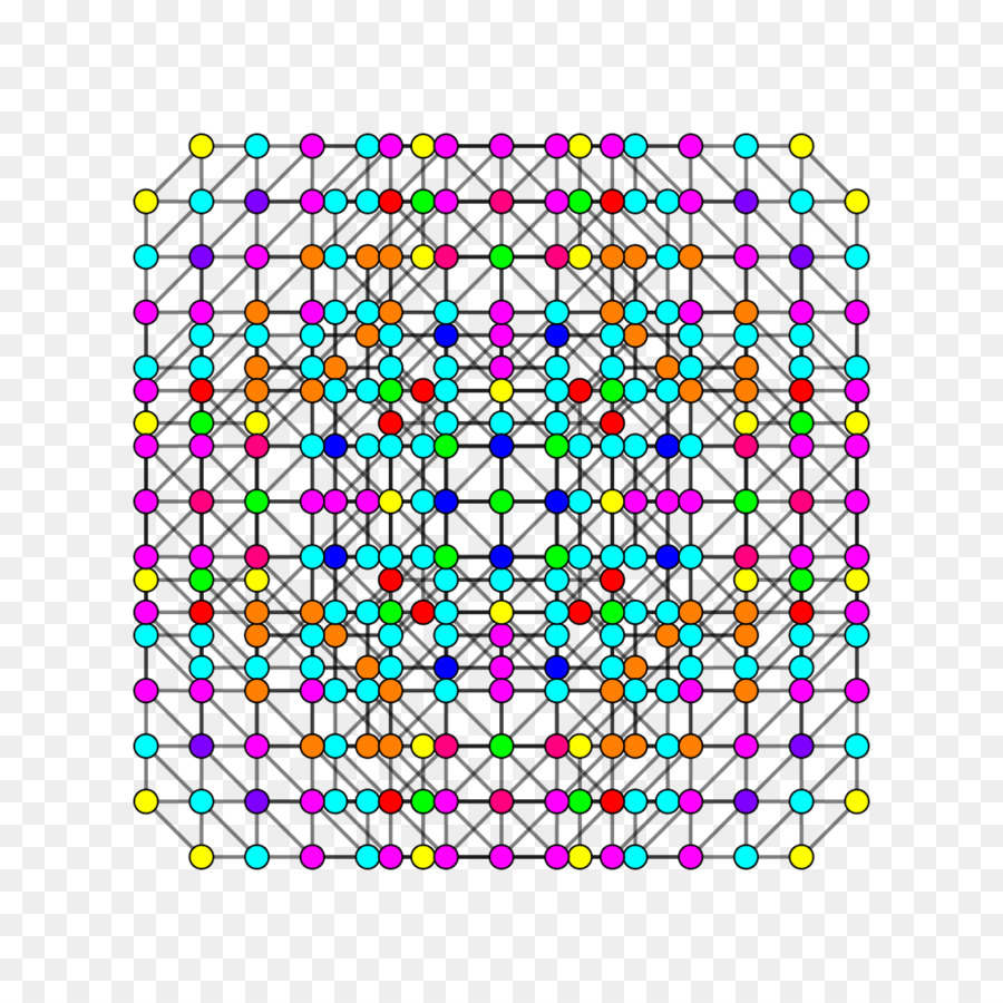Hexicated 7 cubetti di Geometria Regolare polytope - cubo