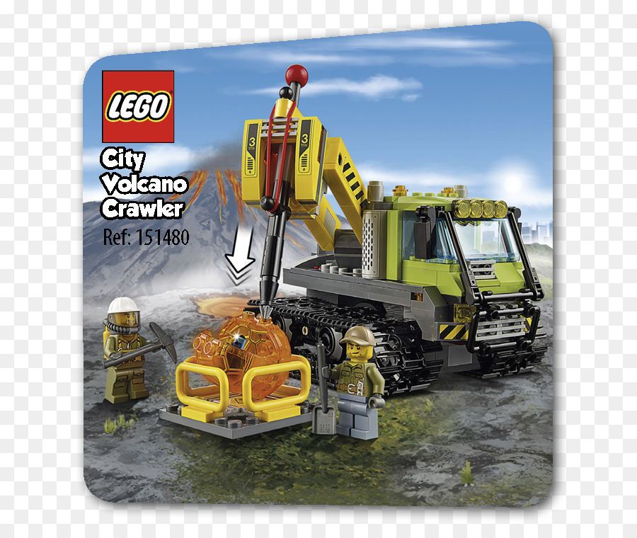 LEGO 60122 Città Vulcano Crawler Vulcano Esploratori Lego City - Lego City