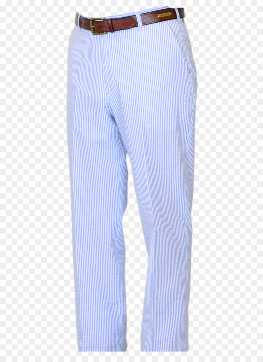Blu cobalto Pantaloni a Vita - mens materiale piatto