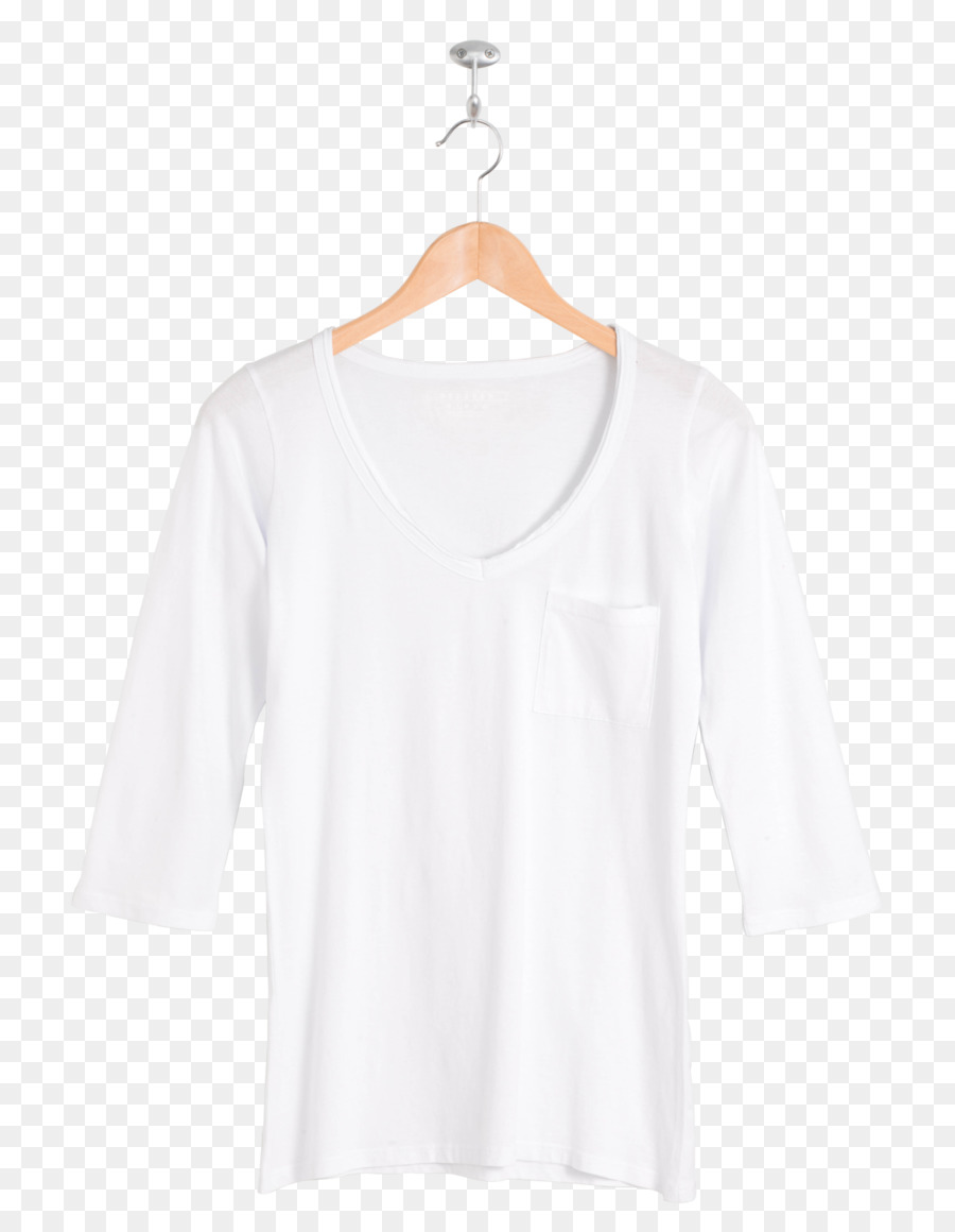 A maniche lunghe T shirt a maniche Lunghe T shirt Spalla appendiabiti - Maglietta