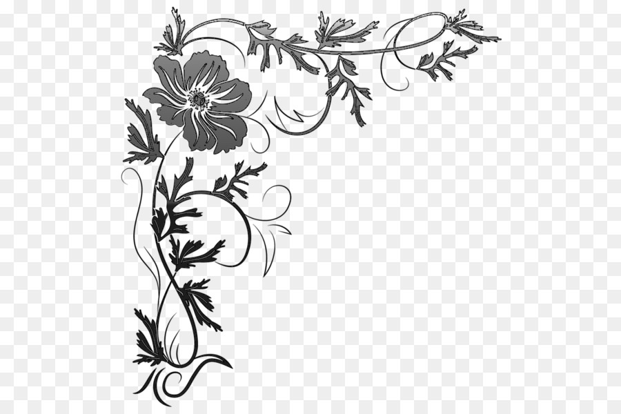 Floral design Drawing Visual arts Schnittblumen - Zeichnung