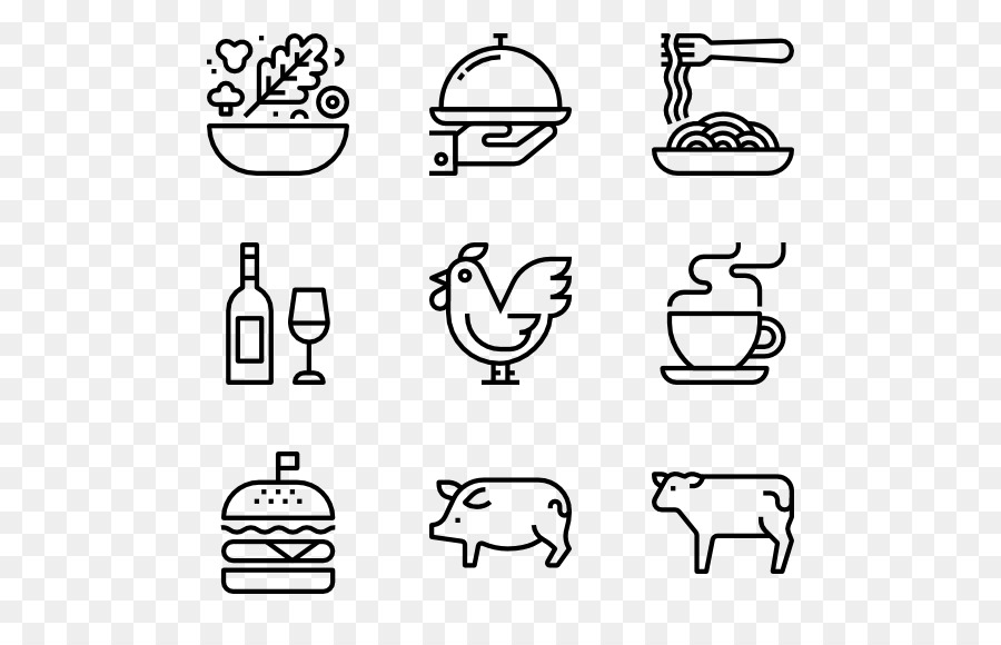 Icone di Computer Subacquei Clip art - design alimentare