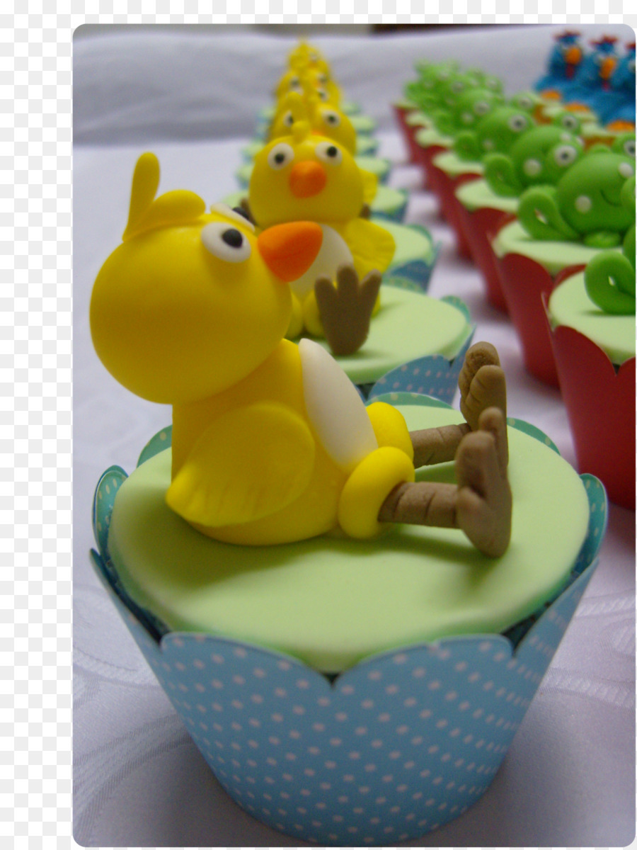 Buttercream Cupcake Kuchen Deko Royal icing Zucker paste - Frosch gemaltes Huhn