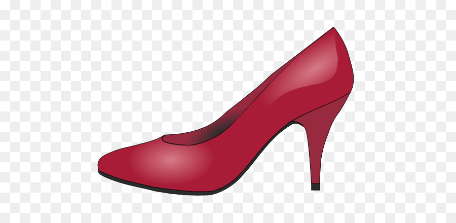 High Heels Schuh Stiletto heel Court shoe - ruby Hausschuhe