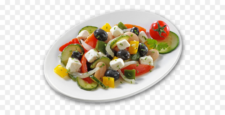 Griechischer Salat, Indische Küche, Vegetarische Küche, Tsatsiki, mediterrane Küche - Chow Chow