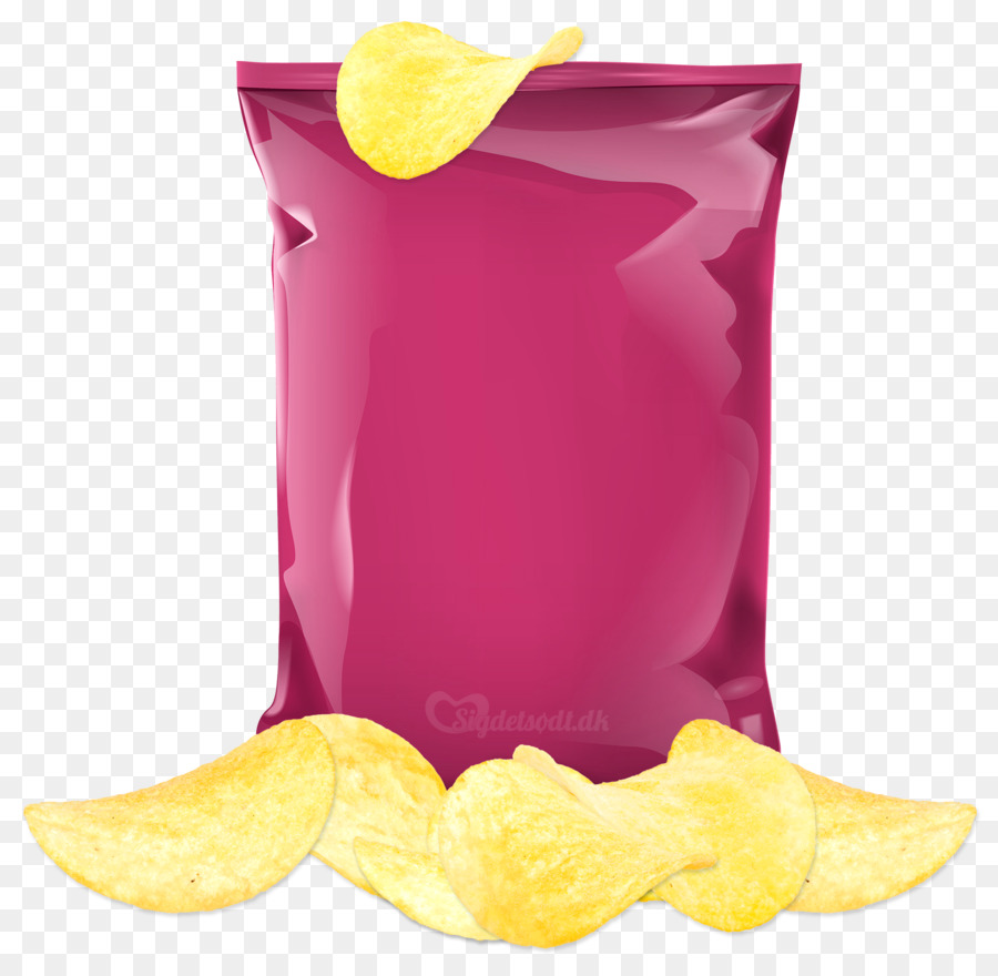 Cibo spazzatura Candy Logo di patatine - Logo Mockup