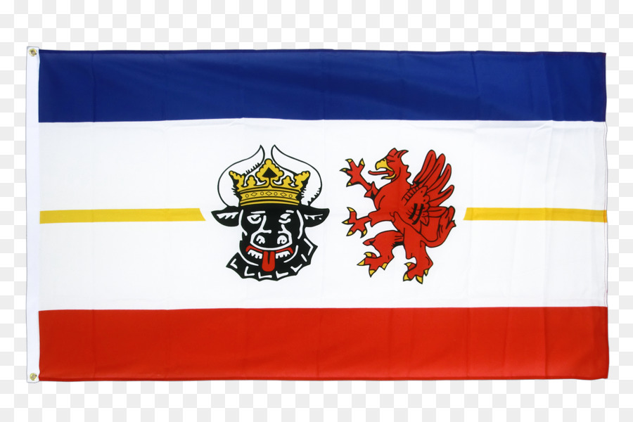 Flag of Mecklenburg-Vorpommern Fahne Rostock - Flagge