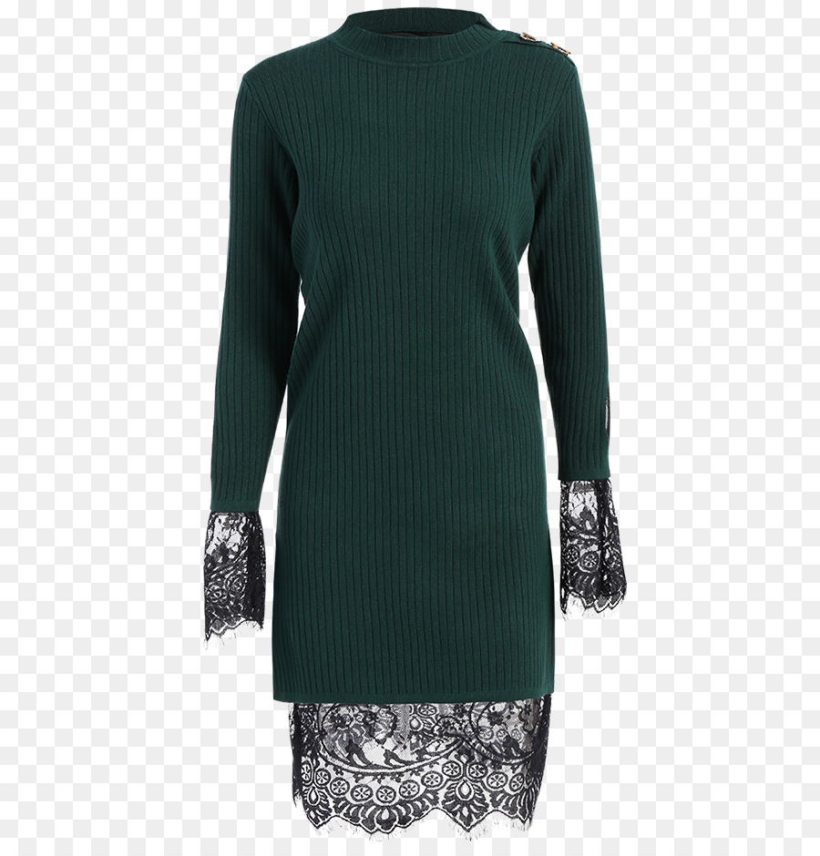 Spitze Kleid Pullover Jumper Mode - wrap Kleid Muster