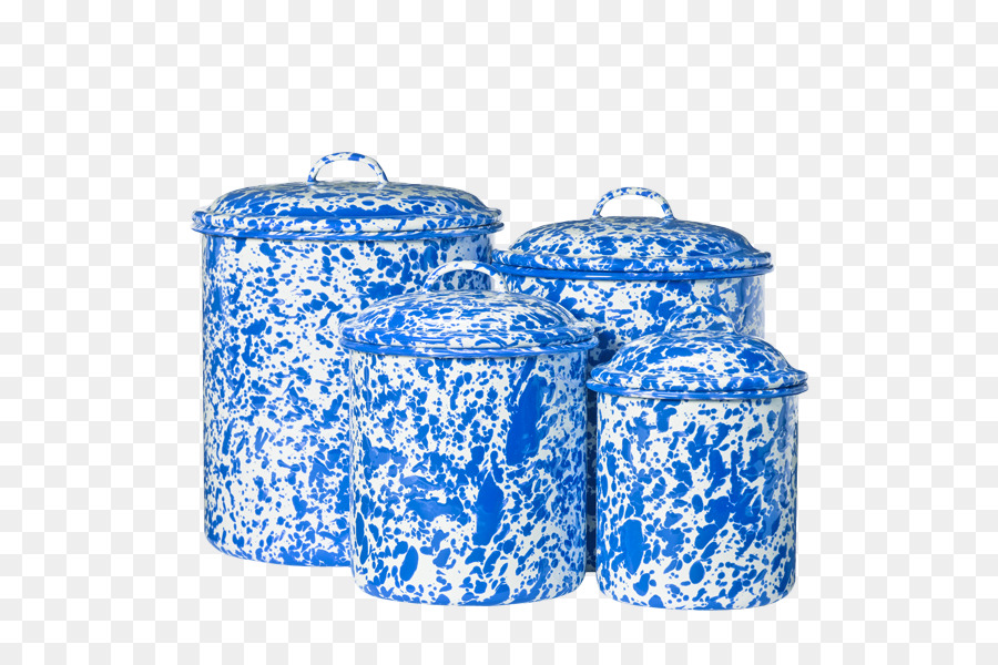 Thực phẩm lưu trữ màu xanh Cobalt - Thùng đựng hàng