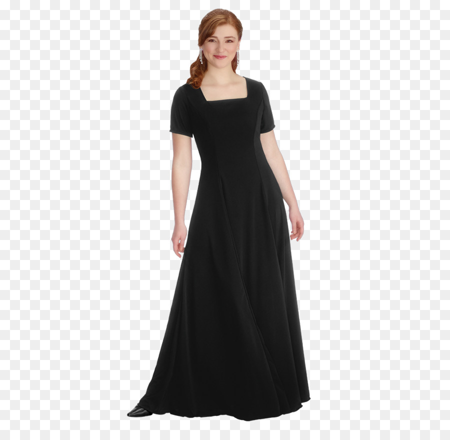 Little black dress Satin Abendkleid Ärmel - Kleid