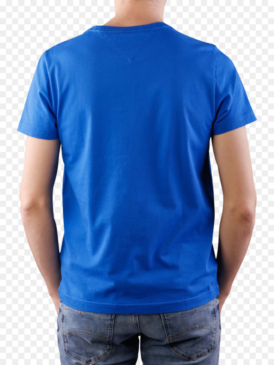 T-shirt Kobalt blau Hals - Tommy Jeans