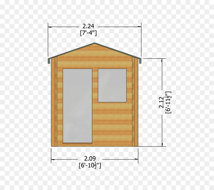 Schuppen, Fenster, Fußboden Holz Dach - Fenster
